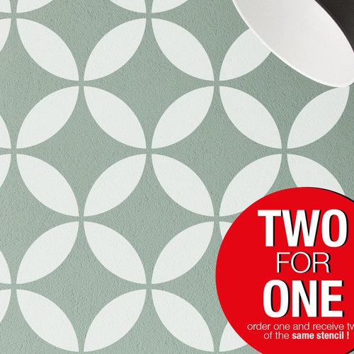 Polka Dot Wall STENCIL Modern Wall Stencils for Painting Etsy