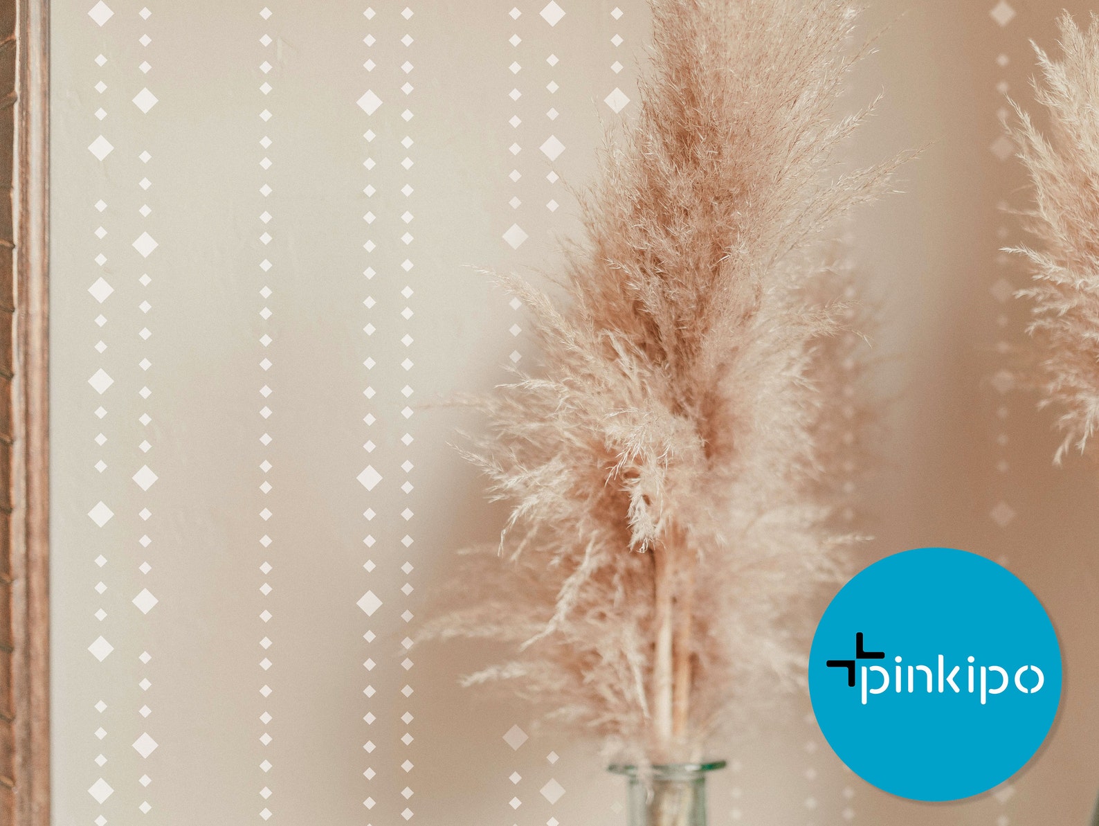 Diamond Strips Large WALL STENCIL Modern Geometric Wall Etsy Australia