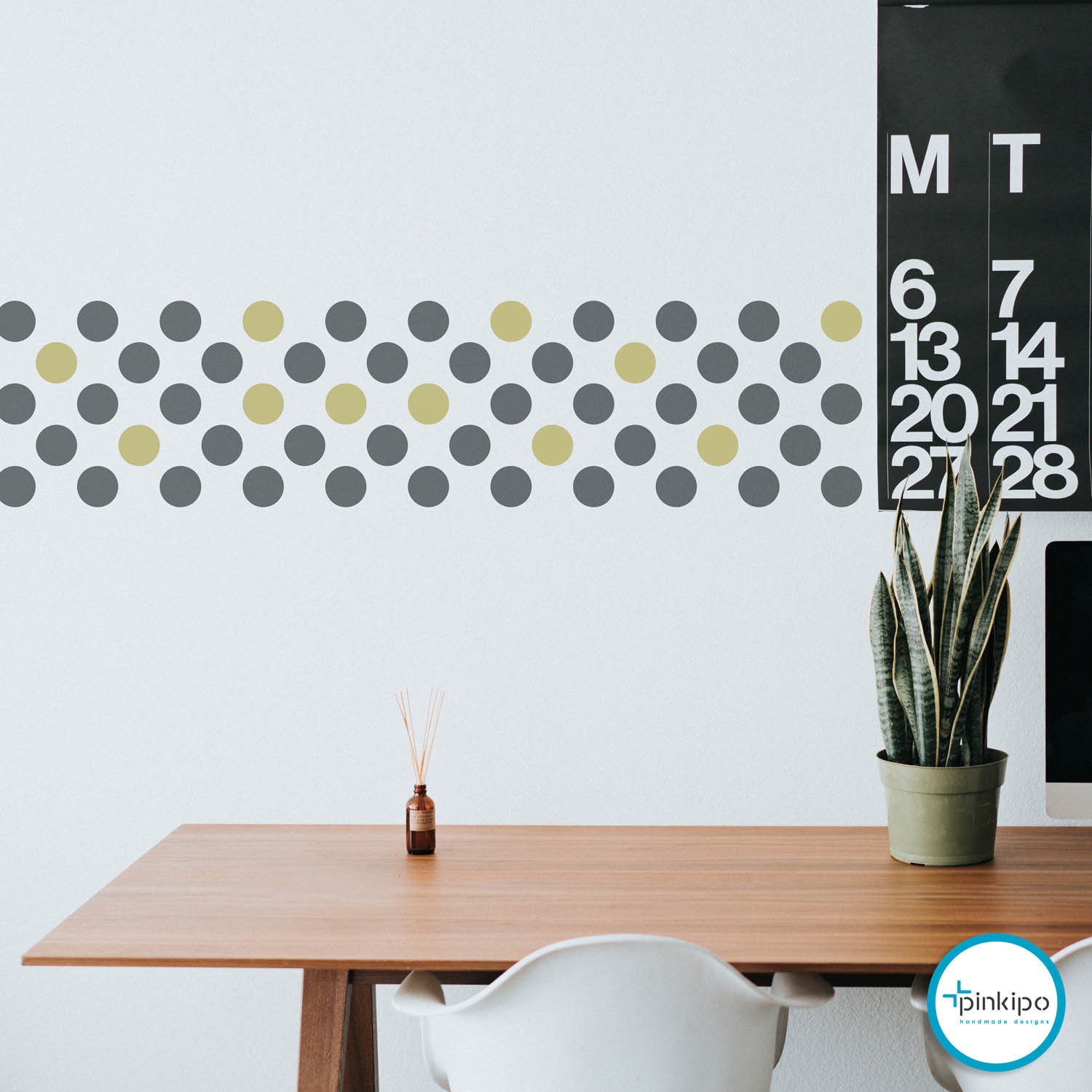 Polka Dot Wall STENCIL Modern Wall Stencils for Painting Etsy