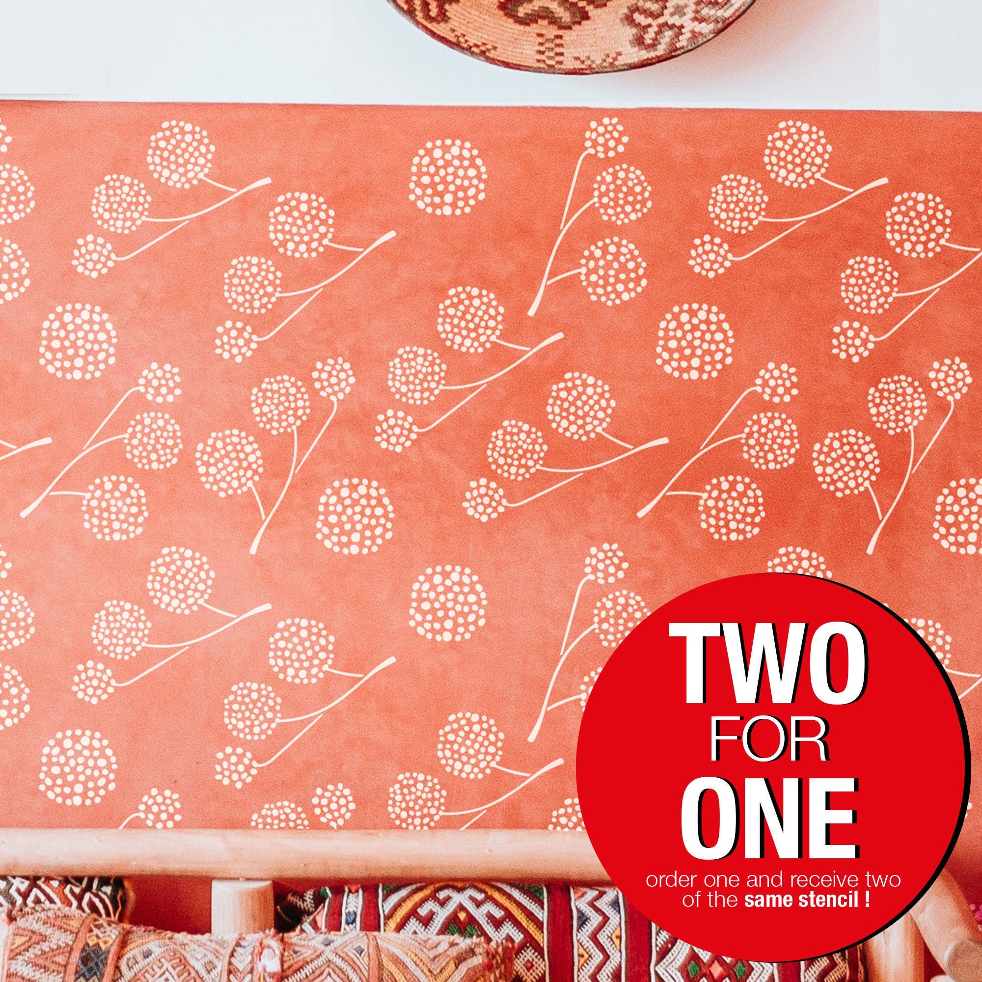 Milet Plane Tree Stencil Large WALL STENCIL Modern Wall Etsy Australia