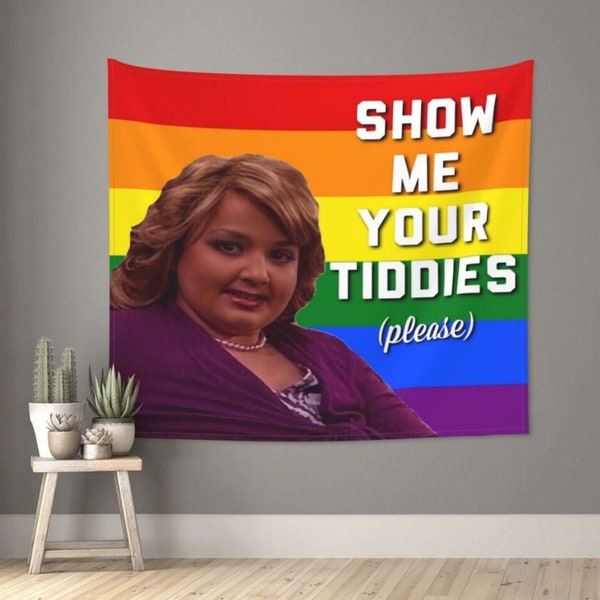 Gay Gibby Tapestry Hippie Polyester Wall Hanging Room Decor Beach Mat Art Wall Tapestry