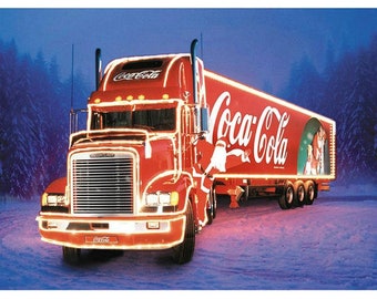 Coca Cola Truck Etsy