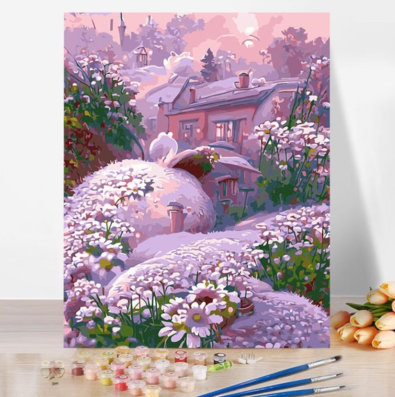 Peinture Par Numéro Adulte Fleur Du Soleil Diy Pré-Imprimé Toile Peinture Par Numéro Adulte Fleur Du Soleil Diy Pré-Imprimé Toile
