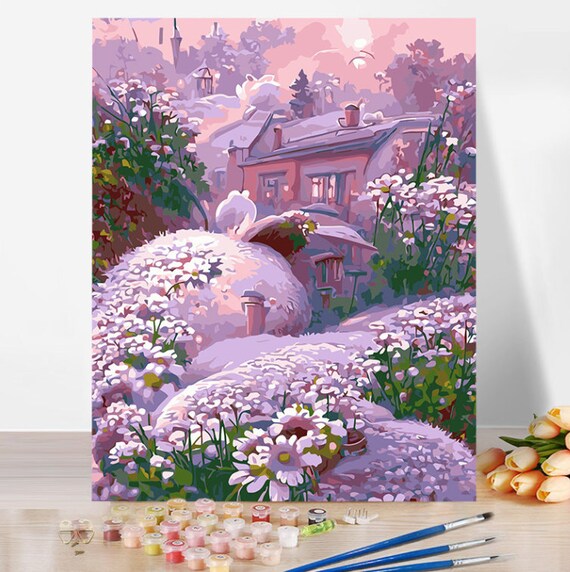 Aazon.co: VIGEGU Flower Paint By Nubers Kit For Adults - Butterfly