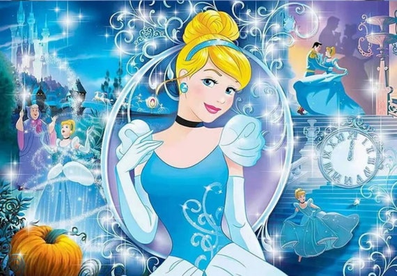 Fond De Scène Cendrillon - Décoration Anniversaire Fille - Princesse - Vinyle