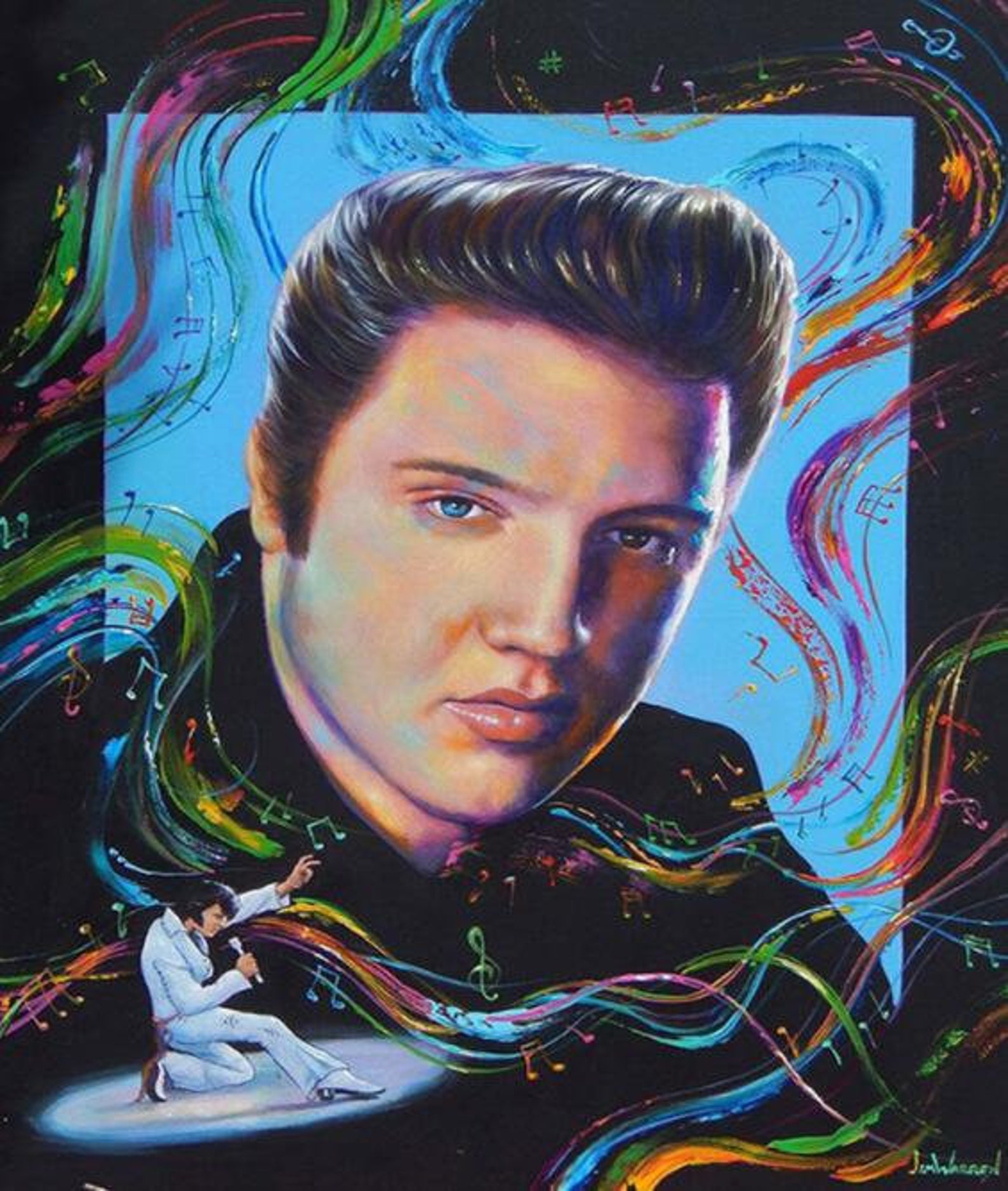 Elvis Presley Diamond Painting Full Drill 5D Singer Art Wall | Etsy