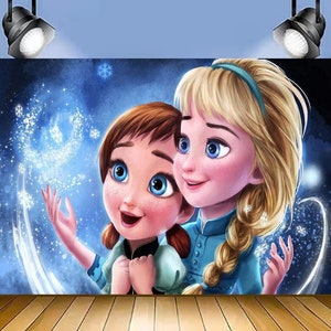 Tło fotograficzne na imprezę tematyczną z motywem kreskówki Aisha Princess Kids Baby Shower Party Tło banerowe na zdjęcia urodzinowe Dekoracja tła