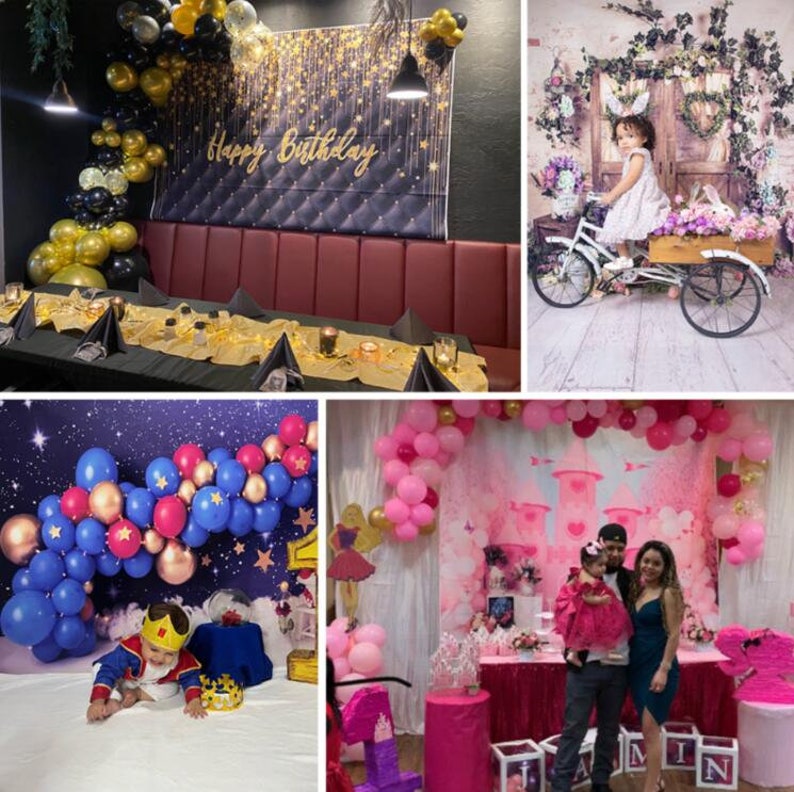 Cartoon Disney Princess and The Frog Backdrop Tiana Photography Background Baby Shower Girl Birthday Party Cake Table Banner Decoration image 7