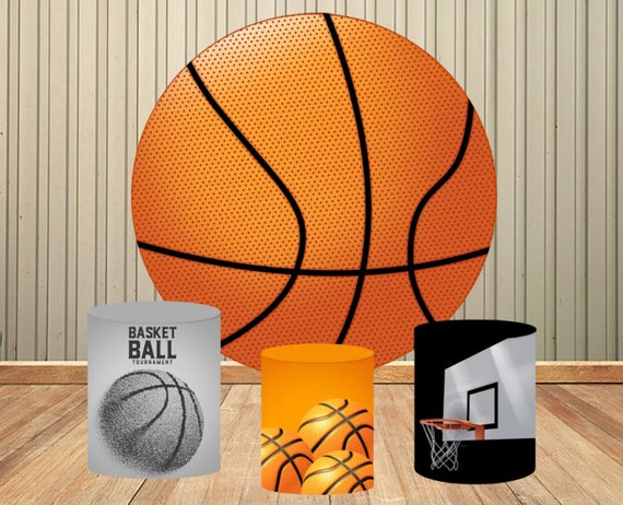 Basketball Geburtstags-Hintergrund 2,8x1,5 M – Sport-Thema Dekoration Für Jungen, Fotohintergrund
