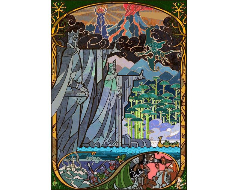 5D Diamond Painting Lord of the Rings Cross Stitch Kit Diamond Etsy UK