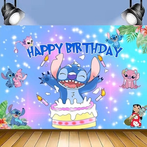 Disney Stich Strohhalme Anime Männer Frauen Hochzeit Party Bar