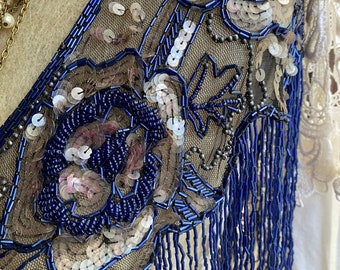 1920s style beaded shawl