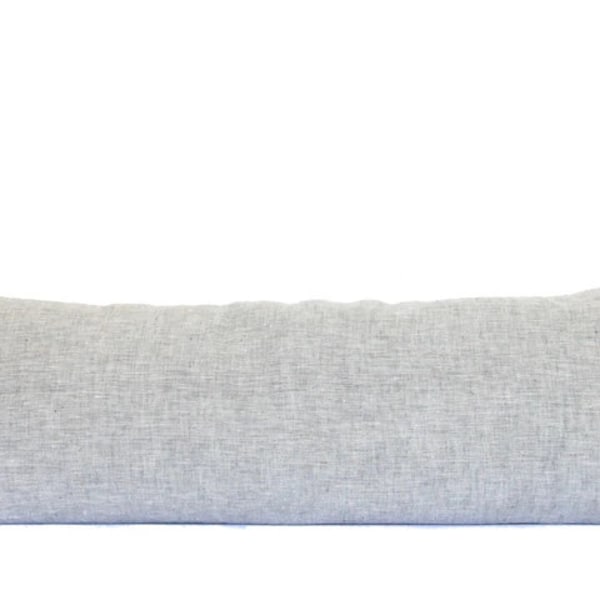 Adah Hemp Gray Handloom Pillow Cover (Reduced Price!!)