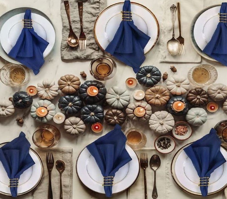 Set of 4 Metal Spiral Napkin Rings Minimal Napkin Ring Rose Etsy