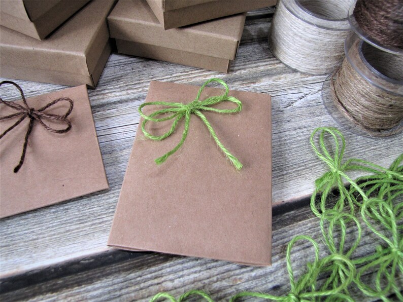 50 Pretied Jute Twine Double Bows, Olive Green Bows for Gift Wrapping