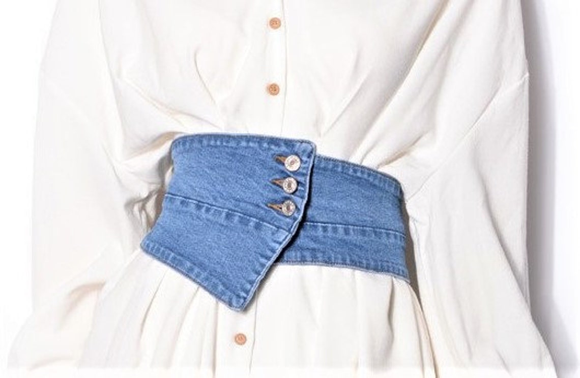 jean corset belt