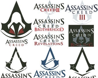 Assassin S Creed Cross Stitch Small Patterns All 11 Etsy