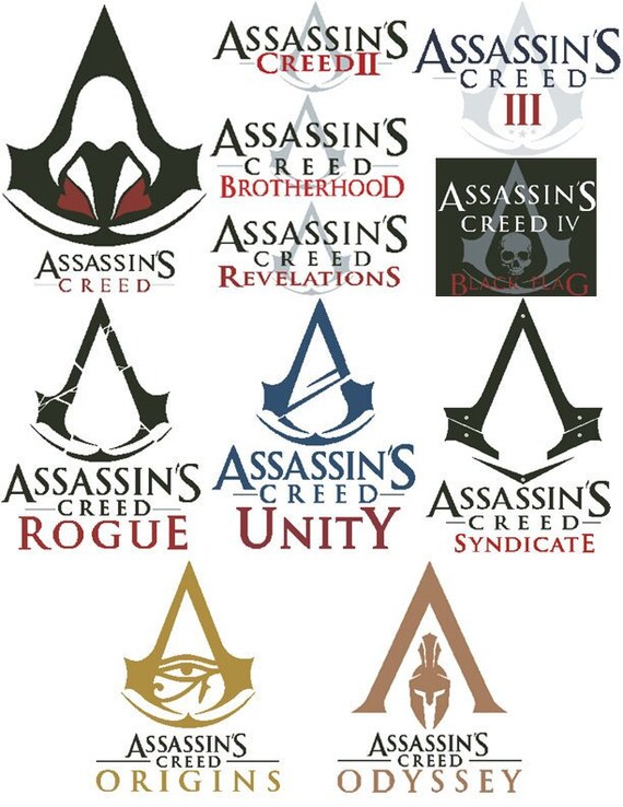 Assassin S Creed Cross Stitch Small Patterns All 11 Etsy
