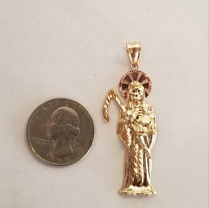 gold grim reaper art