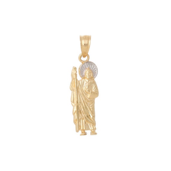 san judas gold charm