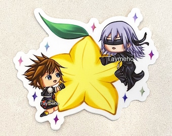 Sora Riku Paopu Fruit KHII Matte Vinyl Sticker
