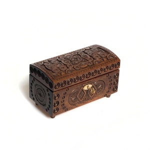 Wood jewelry box, сarved wood box, jewelry case wooden, jewelry box, wooden box, jewelery box, hand carved wooden box, anniversary gift