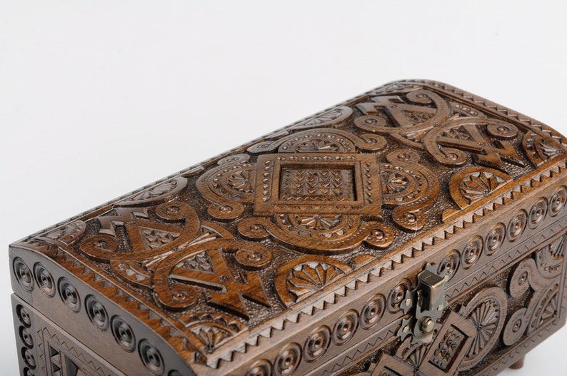 wooden box hand carved wooden box jewelery box Wood jewelry box anniversary gift jewelry box \u0441arved wood box jewelry case wooden