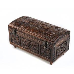 Jewelry box, wooden box, carved wood box, wood jewelry box, jewelry case, jewellery box, hand carved wooden box, anniversary gift