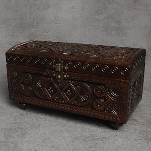 Jewelry case wooden, wood jewelry box, сarved wood box, jewelry box, wooden box, jewellery box, hand carved wooden box, anniversary gift