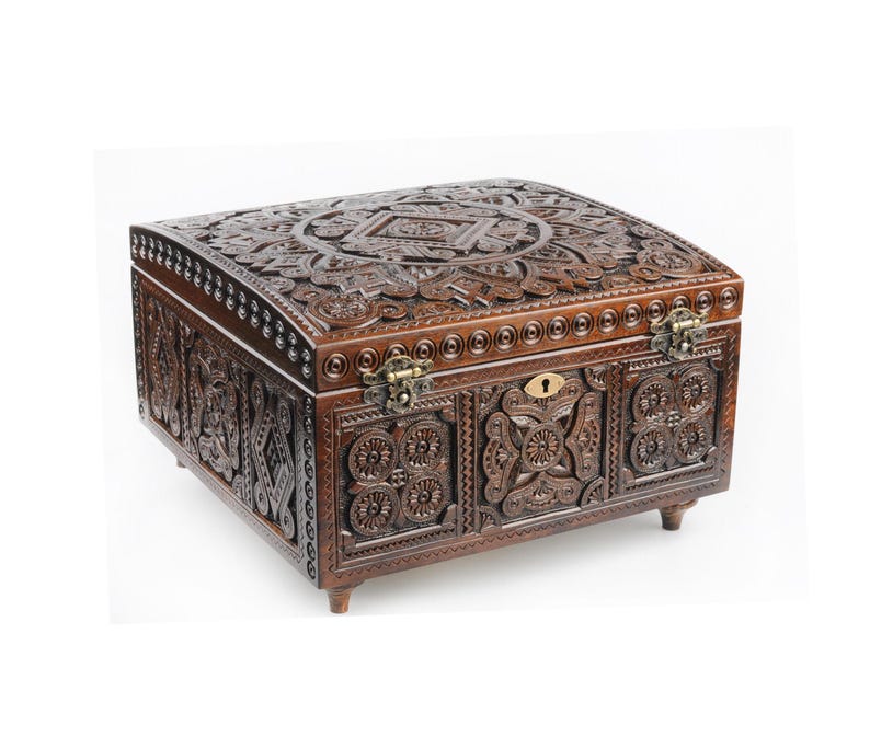 large wooden box