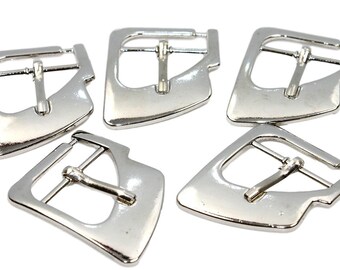 2x Schuhschnalle Altkupfer//Silber 20 mm breit Taschenschnalle Gürtelschnalle