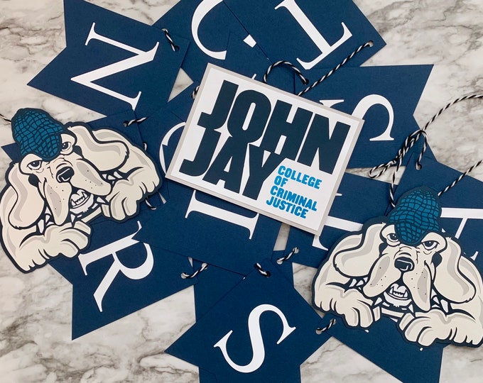 Personalized John Jay College Graduation Banner//custom John Etsy
