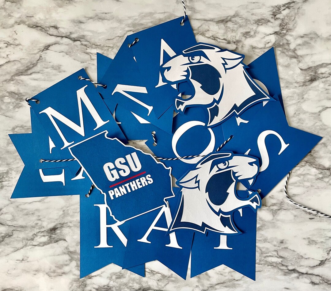 Personalized State University Graduation Banner // Etsy