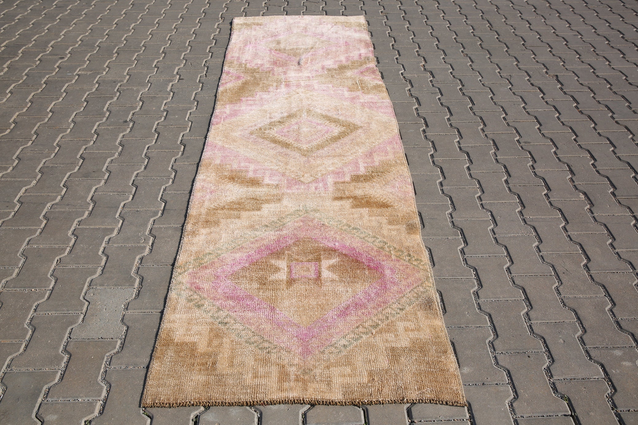 Pink Runner Rugturkish Runner Rugsoft Runner Rugsoft Etsy