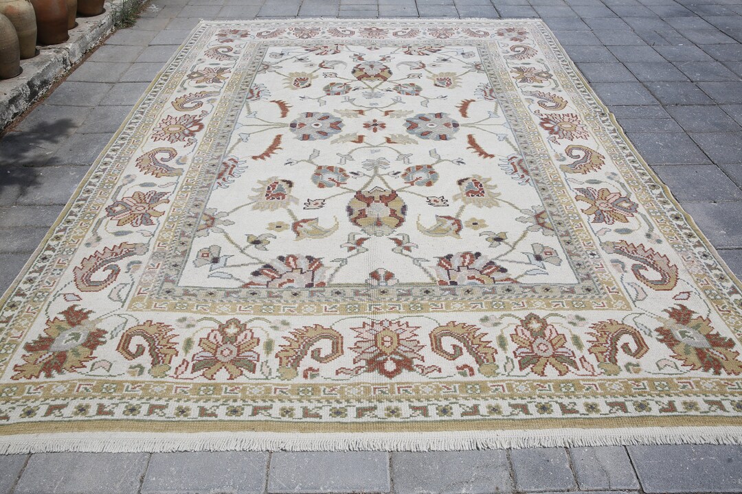 Turkish Rugs,8x11, Oversized Rug,large Area Rug,turkish Rug,oushak Rug ...