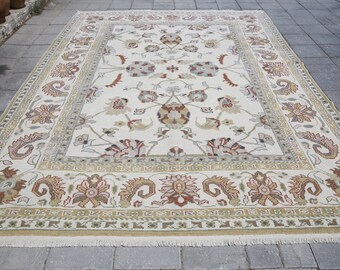 Turkish rugs,8x11, Oversized Rug,Large Area  Rug,Turkish Rug,Oushak Rug,Nomadic Rug,Turkish  Rug,Turkish Oversized,,8&#39;1x11&#39;0&quot;,SKU:22781 RUG