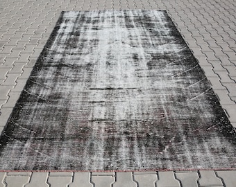Oversized Tapijt, Turkse Oversize Tapijt, Oversize Oushak Tapijt, Grote Oppervlakte Tapijt, Vloerkleed, Vintage Oversize Tapijt, Big Tapijt Wollen Tapijt, 6'1x9'5 Ft SKU: 2714