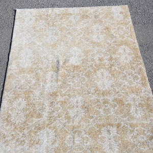 Area Runner 3x11 Runner Rugs,Vintage Runner,Turkish Runner Rugs,Handmadde Runner Rugs,Beige and Cream Runner,Wool Runner,2'7x10'5 ft 22721 image 6