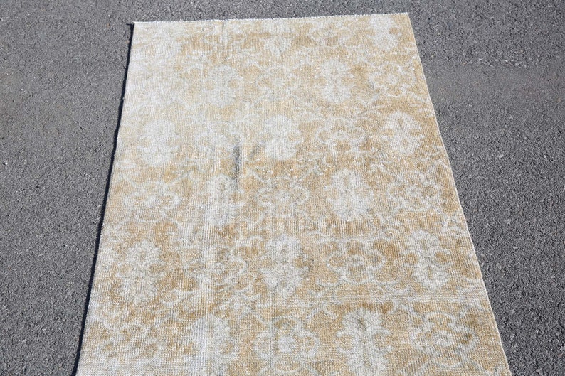 Area Runner 3x11 Runner Rugs,Vintage Runner,Turkish Runner Rugs,Handmadde Runner Rugs,Beige and Cream Runner,Wool Runner,2'7x10'5 ft 22721 image 6