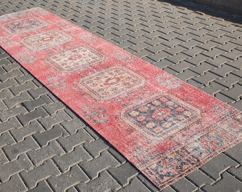 Türkischer Oushak Teppichläufer: Grüner Kelimteppich (70cm x 300cm)