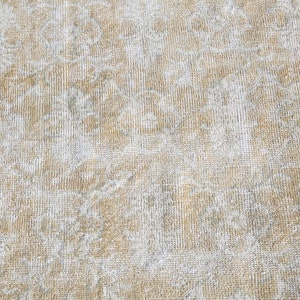 Area Runner 3x11 Runner Rugs,Vintage Runner,Turkish Runner Rugs,Handmadde Runner Rugs,Beige and Cream Runner,Wool Runner,2'7x10'5 ft 22721 image 5