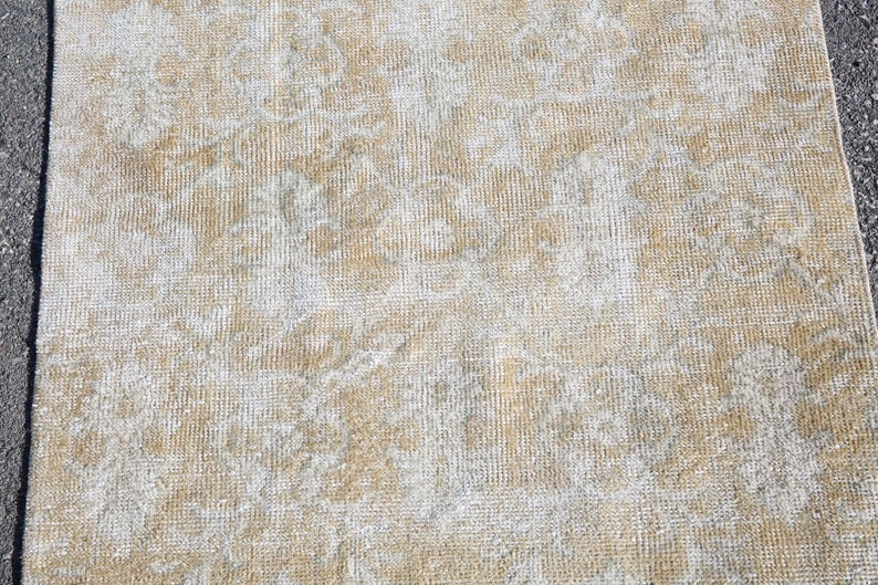 Area Runner 3x11 Runner Rugs,Vintage Runner,Turkish Runner Rugs,Handmadde Runner Rugs,Beige and Cream Runner,Wool Runner,2'7x10'5 ft 22721 image 5