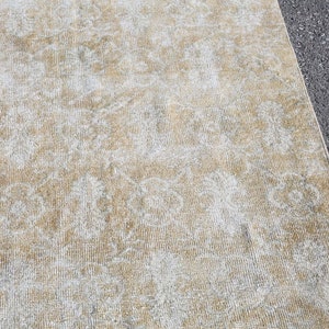 Area Runner 3x11 Runner Rugs,Vintage Runner,Turkish Runner Rugs,Handmadde Runner Rugs,Beige and Cream Runner,Wool Runner,2'7x10'5 ft 22721 image 4