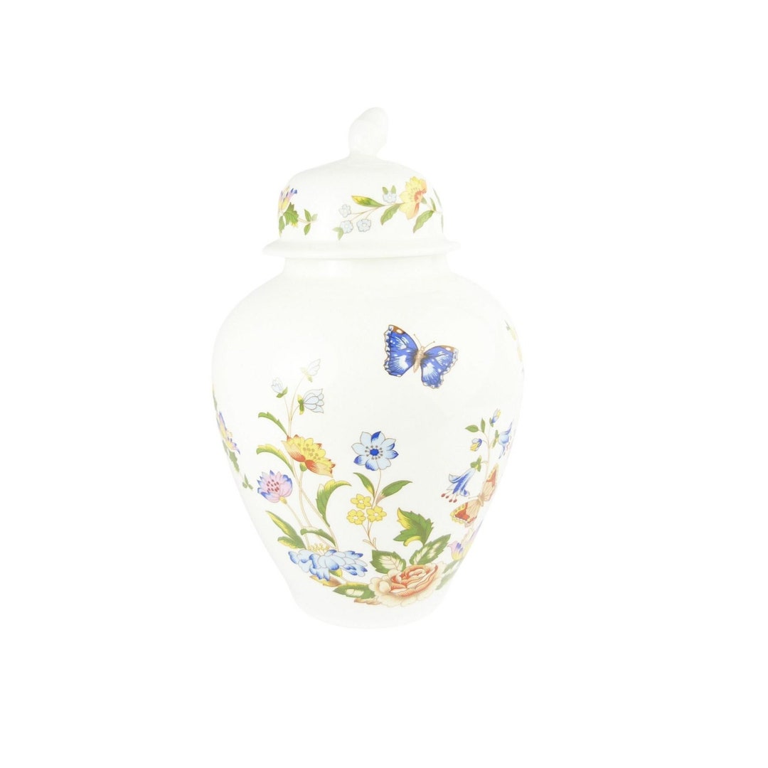 Vintage Aynsley Cottage Garden Ginger Jar Etsy