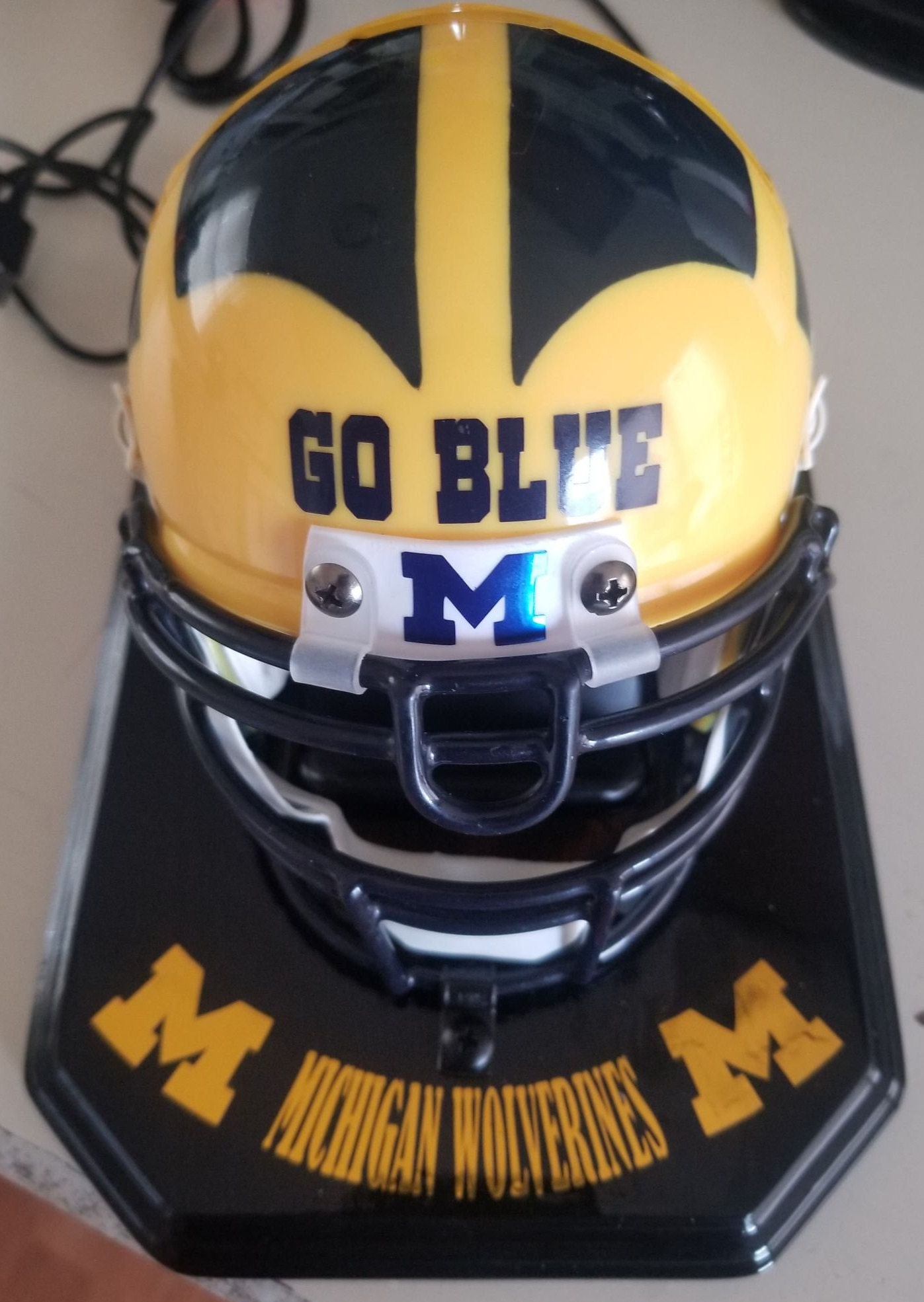 Michigan Wolverines Mini Helmet 