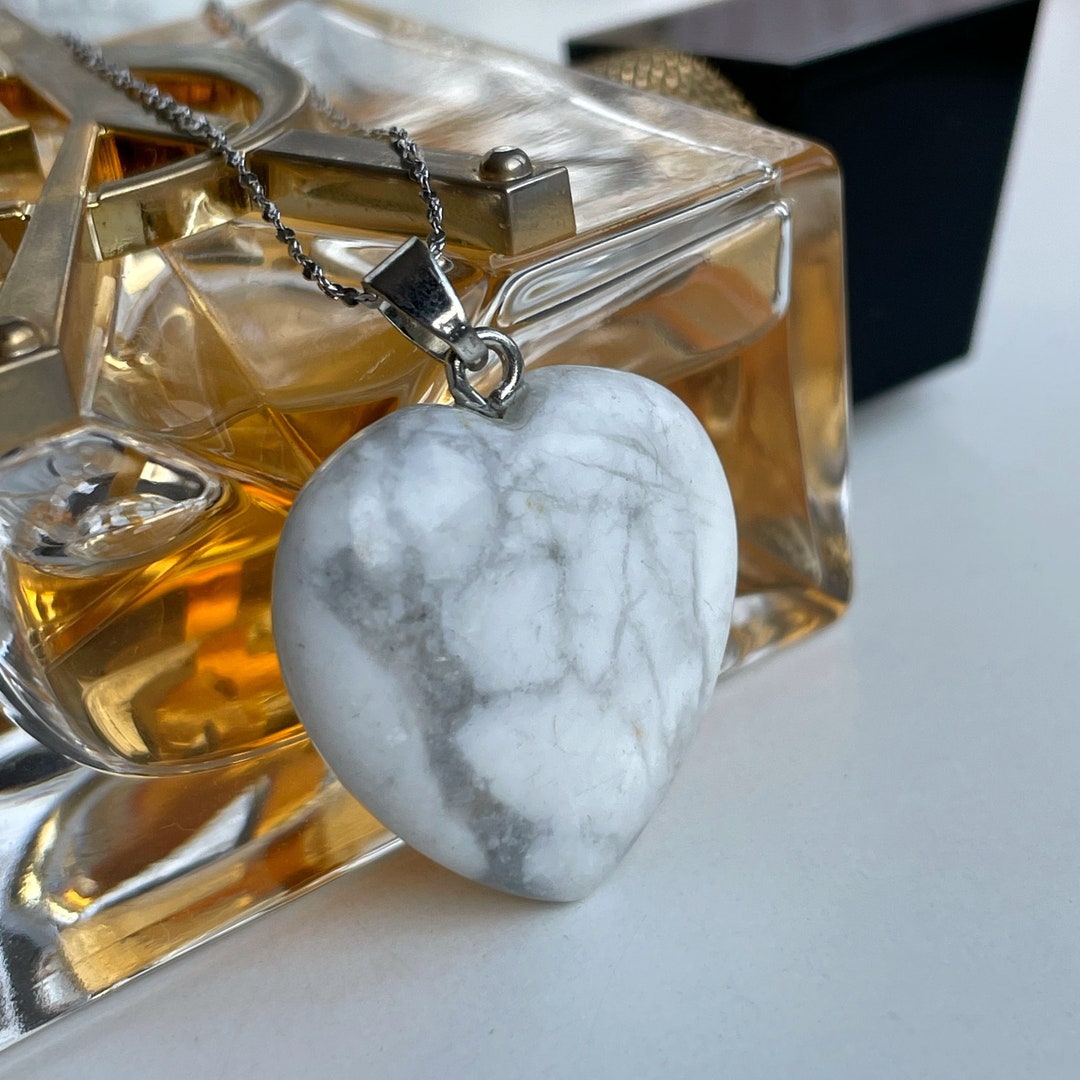 Collana Lunga a Sciarpa di Howlite Azzurra - Tutte le Collane - Collane - Gioielli - Gioielli in