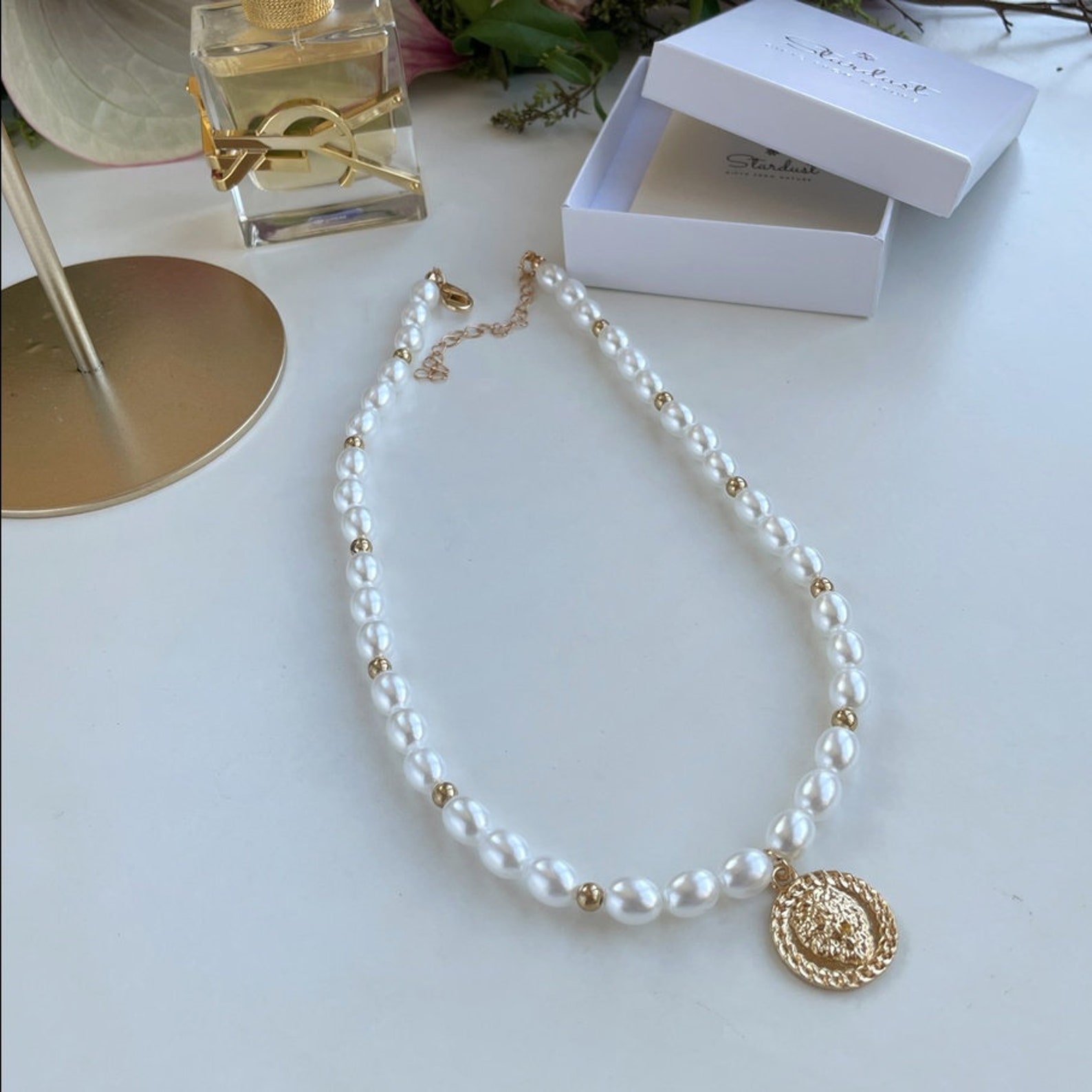 Pearl Coin Necklace
