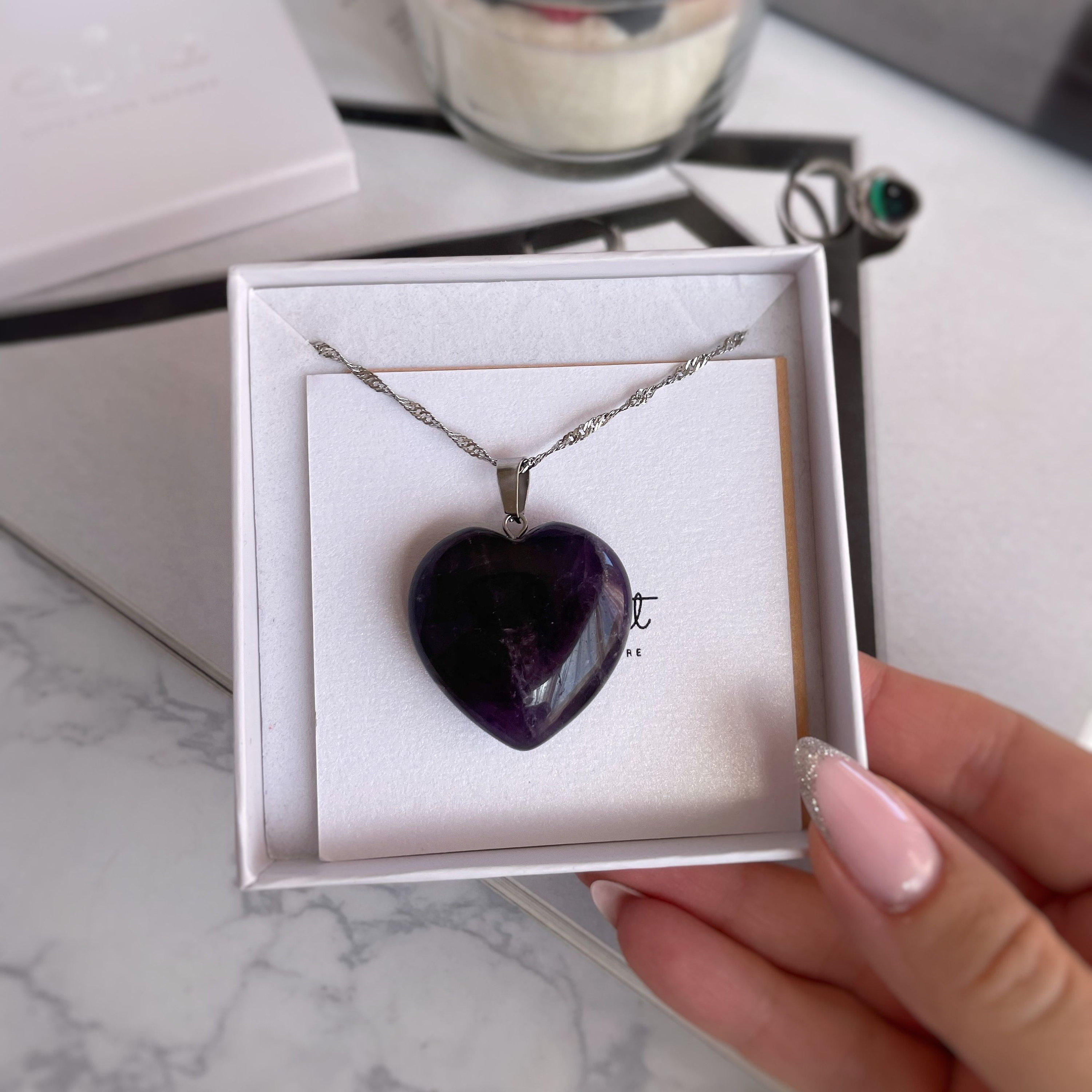 herlipto Self-Love Necklace amethyst 【公式通販】