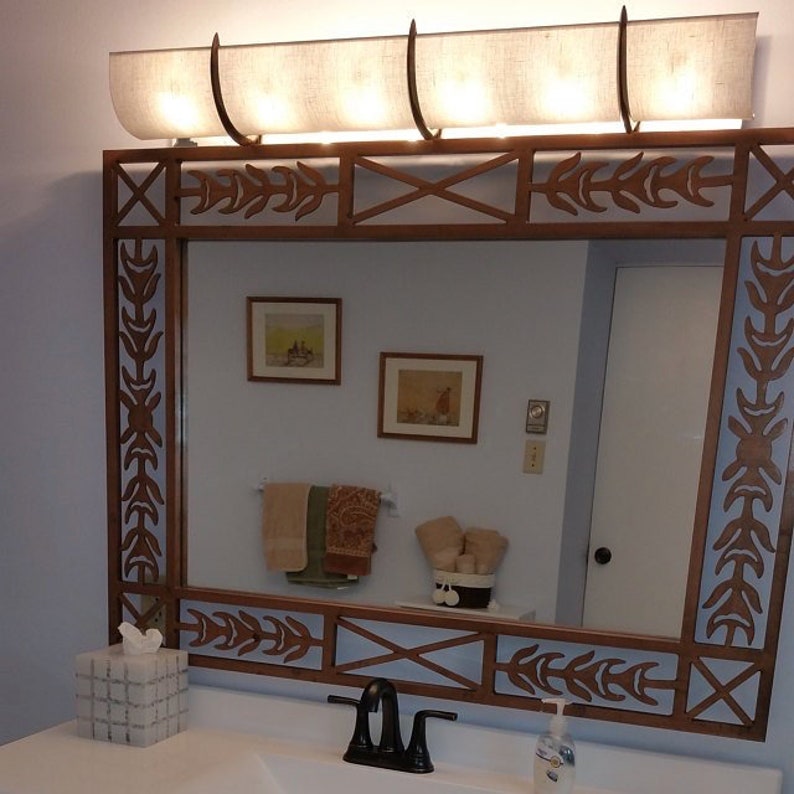 44 Linen Vanity Light Shade covers a 6 7 bare bulb Etsy