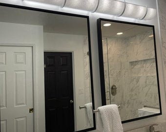 60" Light Wrap Kit: Linen Shades, Metallic Brackets, Reduce Glare (10 Bulb Fixture)